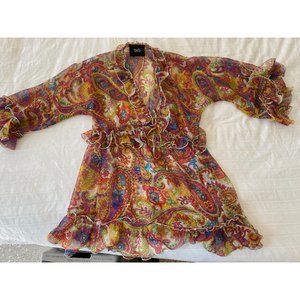 Beautiful Dolce Gabbana chiffon top.  size 38